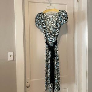 Maggy L dress with surplice bodice. Excellent condition